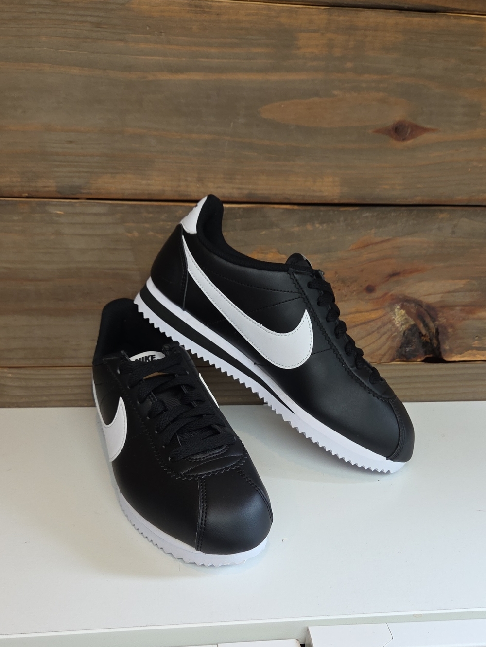 Nike Black and White Retro Trainer Sneakers